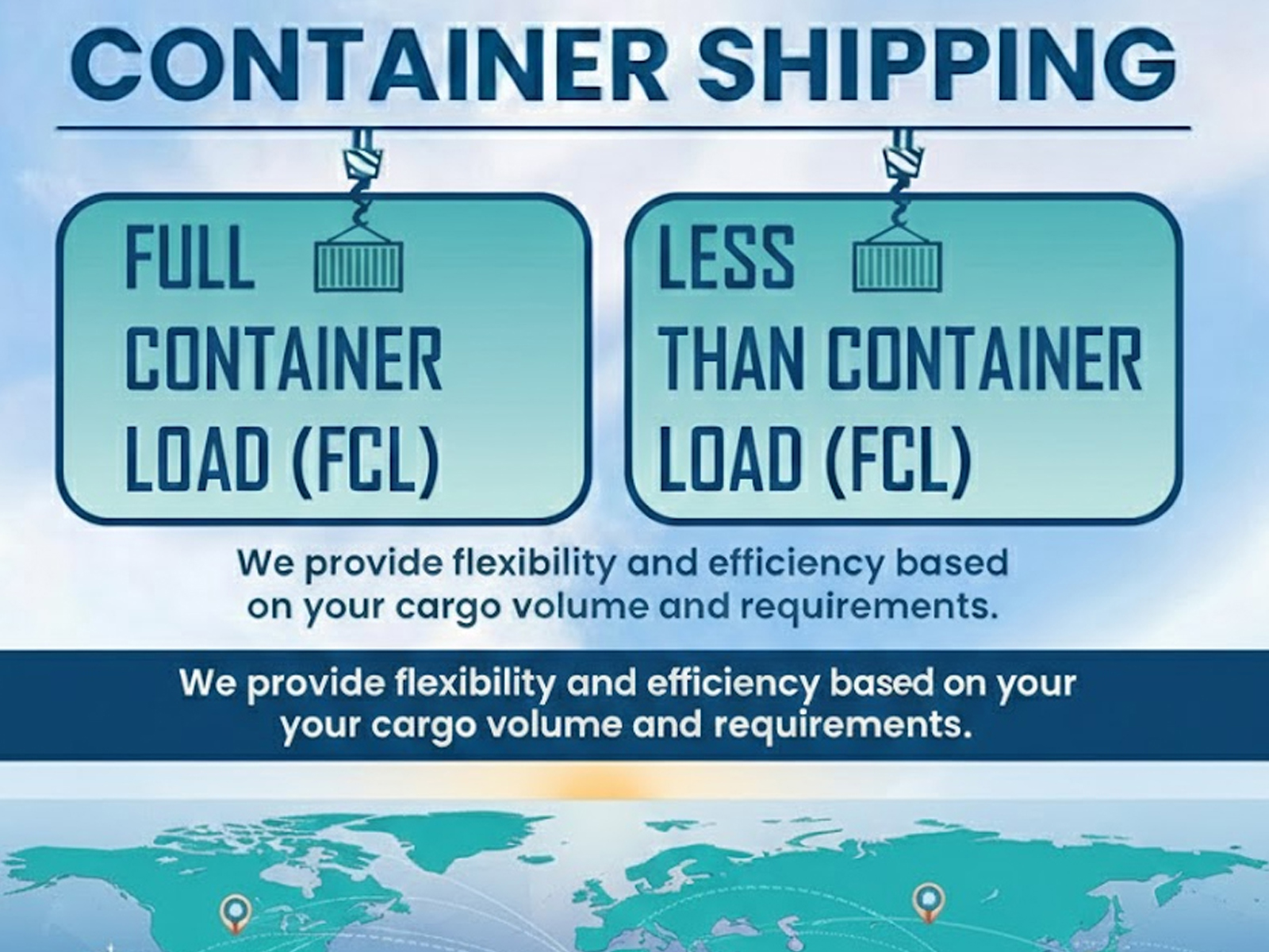 LCL vs FCL container